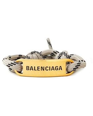 Balenciaga Plate Bracelet - Metallic
