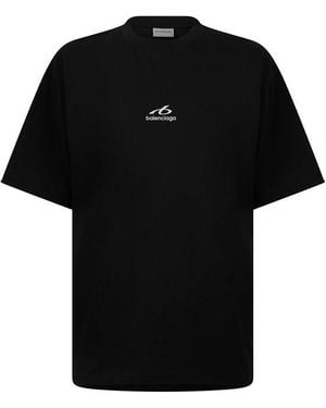 Balenciaga Bal Sports Tee Sn64 - Black