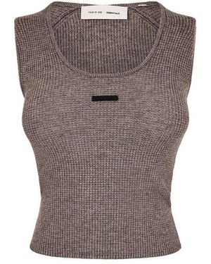 Fear Of God Waffle Tank Vest - Natural