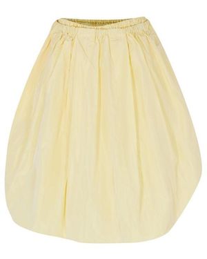 Prada Technical Taffeta Skirt - Yellow