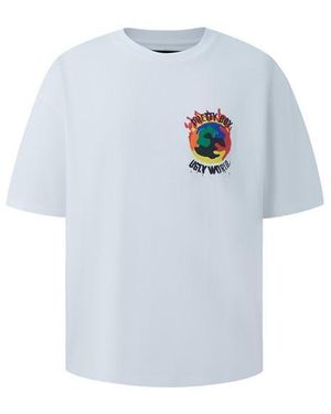 PRETTY BOY UGLY WORLD The Cotton Crew Neck Oversized Fit T-Shirt - White