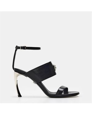 Versace High Heel Sandals - Black