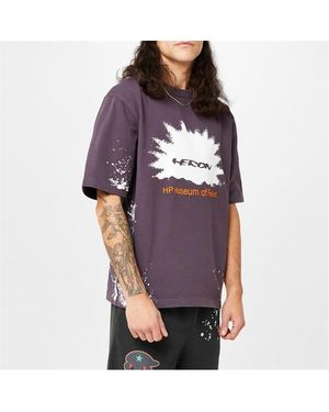 Heron Preston Museum T-shirt - Purple