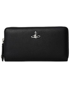 Vivienne Westwood Viv Classic Zp Aroun - Black