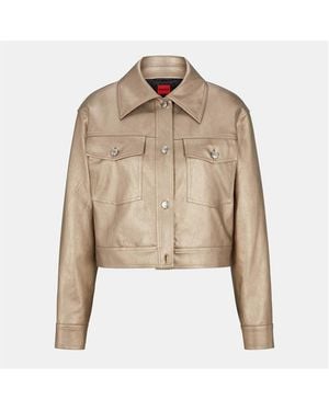 HUGO Akula Overshirt - Natural