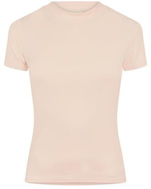 The Couture Club Sculpting Stretch Emblem Baby T-Shirt - Natural