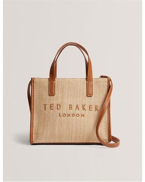 Ted Baker Ted Raffia S Icon - Natural