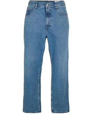 Axel Arigato Zine Relaxed Wide Leg Jeans - Blue