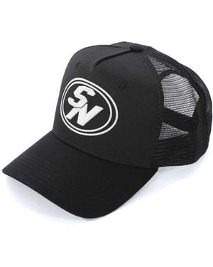 societe NOIR Mesh Trucker Cap - Black