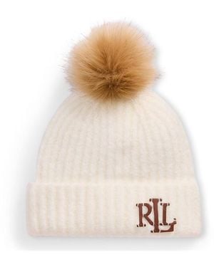 Ralph Lauren Lrl Chunky Hat Ld44 - Natural