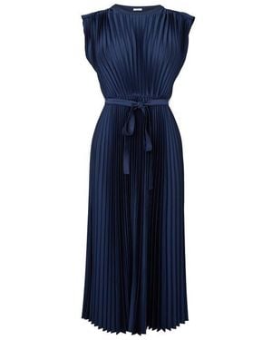 JOSEPH Volta A Line Dress - Blue