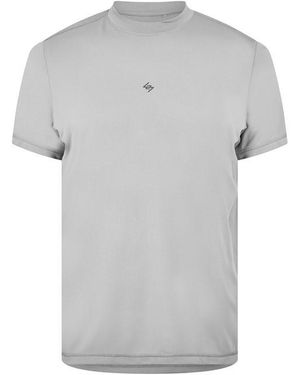 REPRESENT 247 Short Sleeve Performance Gym Top - Grey