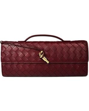 Bottega Veneta Andiamo Clutch - Red