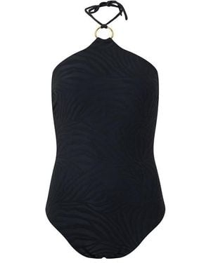 Ralph Lauren Bandeau Swimsuit - Black