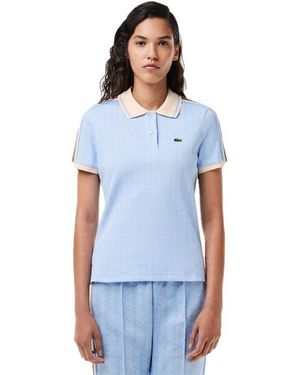 Lacoste Slim Fit Monogram Polo - Green