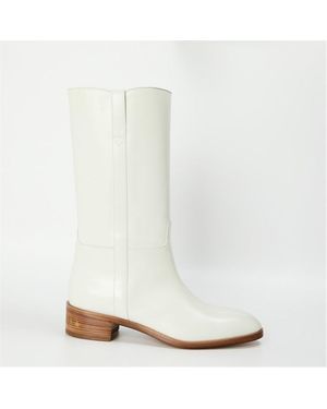 Gucci Knee High Boots - White