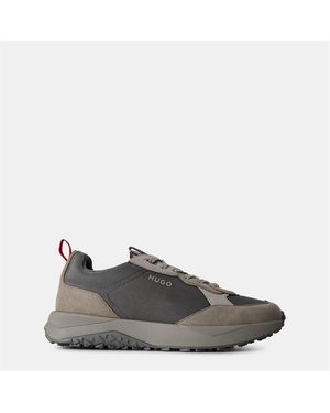 HUGO Kane Runners Trainers - Brown