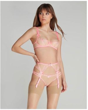 Agent Provocateur Tessy Suspender - Brown