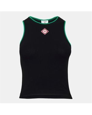 CASABLANCA Logo Vest - Black