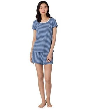Ralph Lauren Short Sleeve Pyjama Top - Blue
