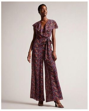 Ted Baker Ted Surya Jumpsuit Ld99 - Red