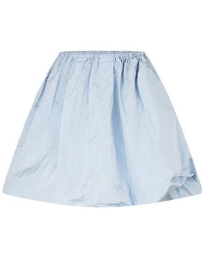 Prada Technical Taffeta Skirt - Blue