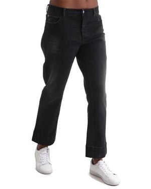 Emporio Armani J45 Regular-Fit Jeans - Black