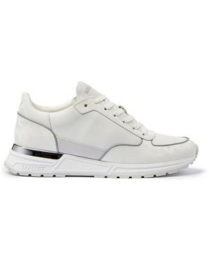 Mallet Popham Camo Trainers - White