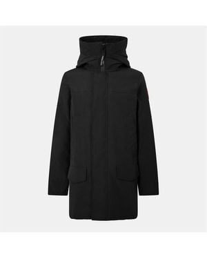 Canada Goose Langford Water Resistant Duck Down Long Sleeve Parka - Black