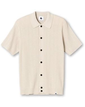 Pretty Green Short-Sleeve Plain Shirt - Natural