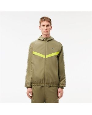 Lacoste Tennis Monogram Track Jacket - Green