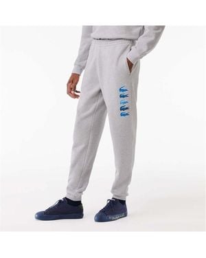 Lacoste Iconic Print Jogger Track Trousers - Grey