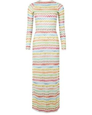 Missoni Long Maxi Dress - Metallic