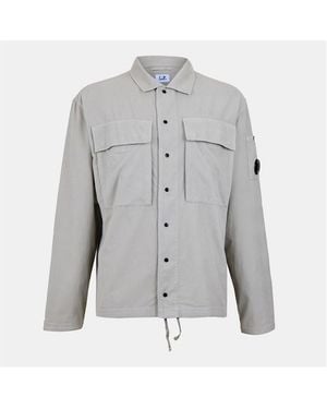 C.P. Company Multi-Pocket Classic Fit Overshirt - Grey