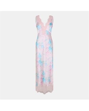 LoveShackFancy Serene Long Maxi Dress - Purple