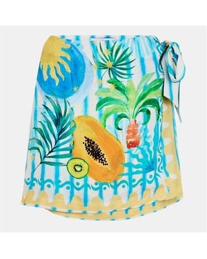 Never Fully Dressed Rio Wrap Skirt - Blue