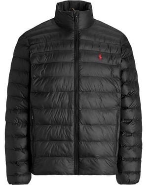 Polo Ralph Lauren Terra Water Resistant Primaloft Short Puffer Jacket - Black