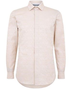 Moschino Print Shirt Sn44 - Pink