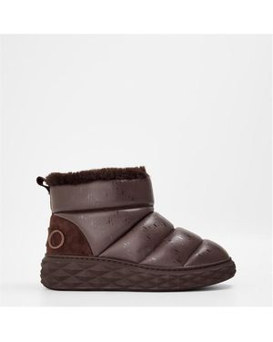 Jimmy Choo Xan Insulated Snow Boots - Brown