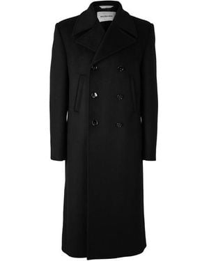 Balenciaga Bal Wool Ovrcoat Sn63 - Black