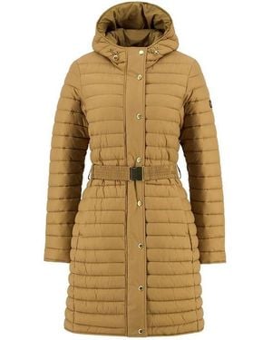 Barbour Longline Jada Puffer Jacket - Natural