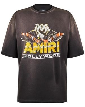 Amiri Eagle Oversized T-Shirt - Black