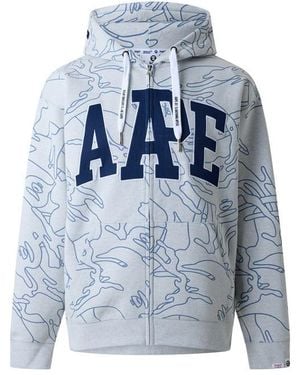 Aape Zip Hoodie - Blue