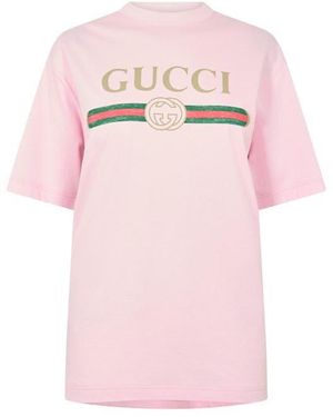 Gucci Fake T-Shirt Ld62 - Pink
