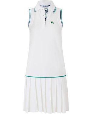 Burberry Burb Martina Dress Ld63 - White