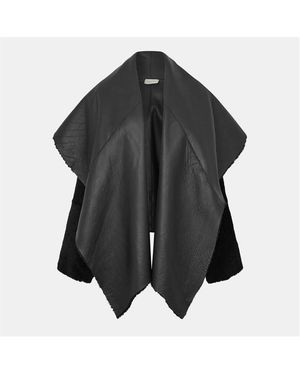 Magda Butrym Structured Metal Accent Leather Jacket - Black