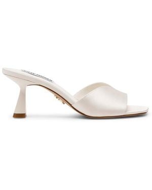 Steve Madden Heeled Mules - White