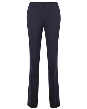BOSS Tamea 10182720 01 Straight Leg Trousers - Blue