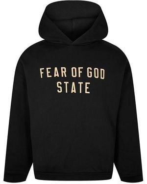 Fear Of God Fleece Hoodie - Black
