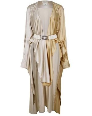 Bottega Veneta Slip Dress - Natural